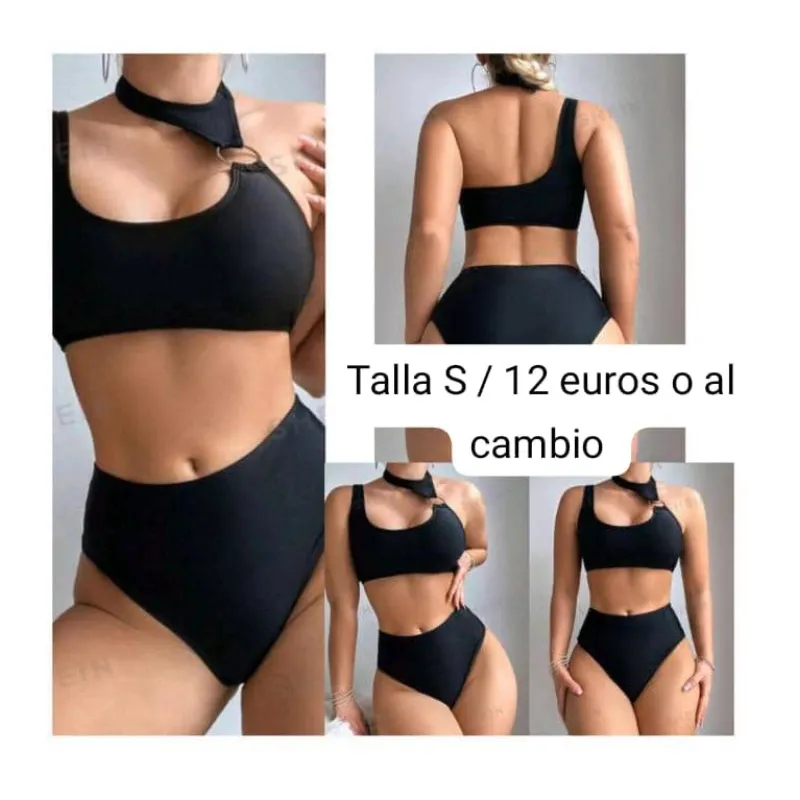 Bikini negro talla S