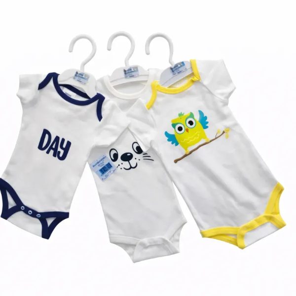 Set de Bodys Estampados para Bebé