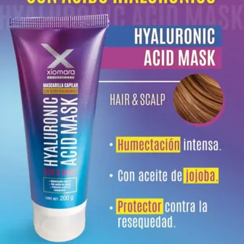 MASCARILLA CAPILAR XIOMARA CON ÁCIDO HIALURÓNICO