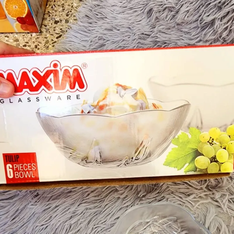 Juego de dulceras de cristal