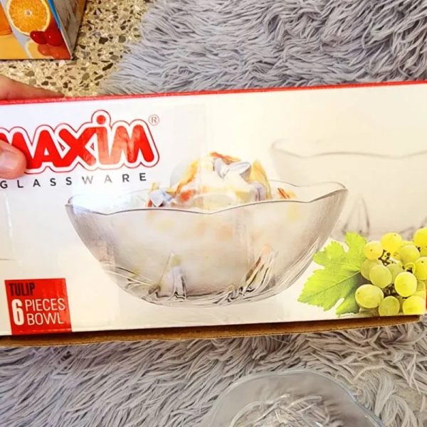 Juego de dulceras de cristal