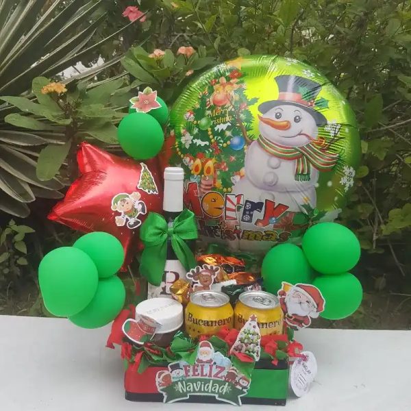 Caja rectangular para navidad