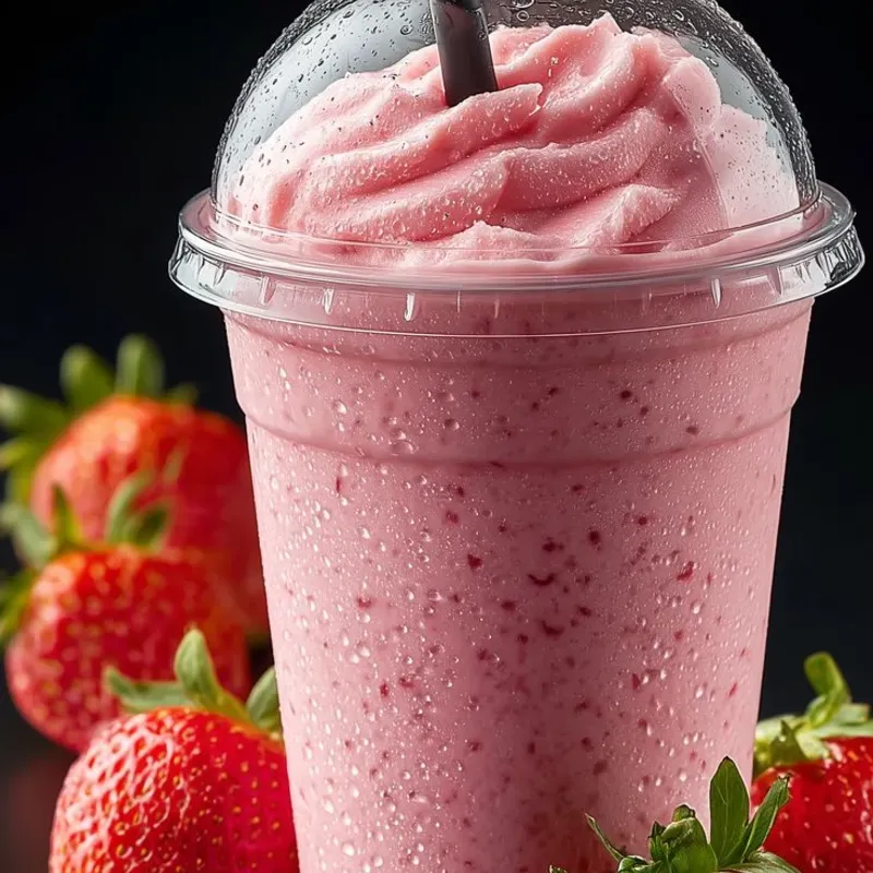 Malteada de fresa