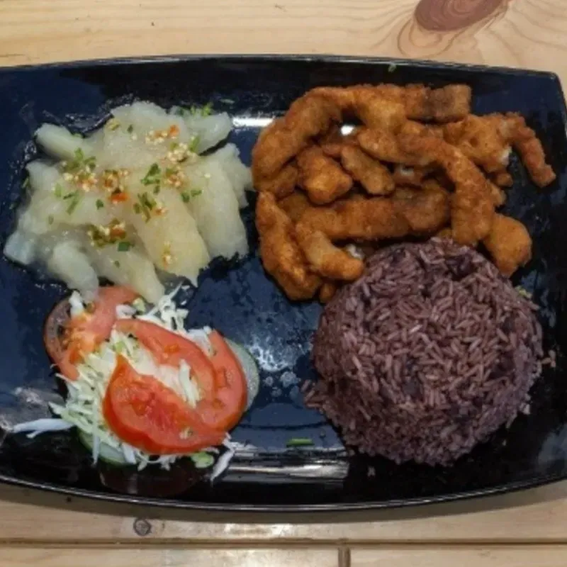 Eperlán de Pescado con guarnición