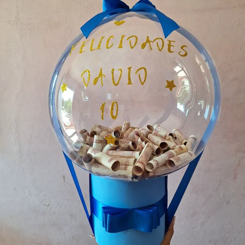 Globo burbuja con Feliz día papá