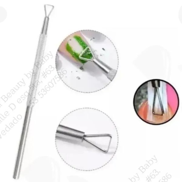 Espátula para remover gel