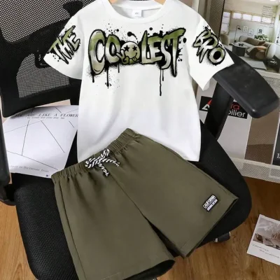 Conjunto blanco y verde