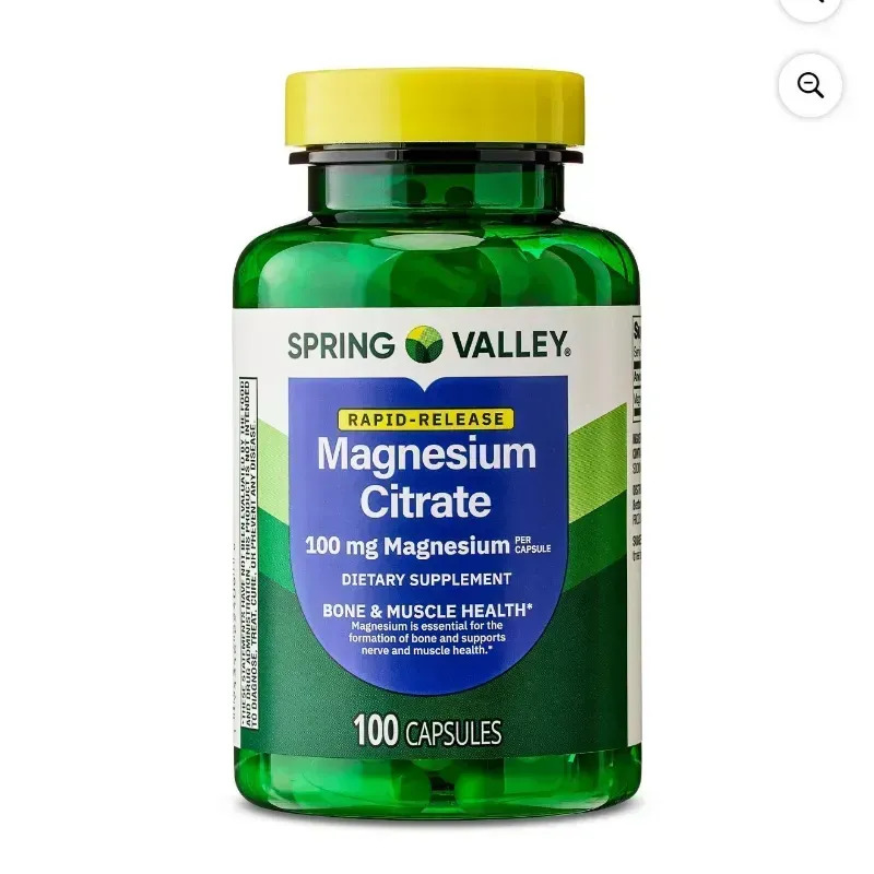 Citrato de Magnesio 100 cápsulas