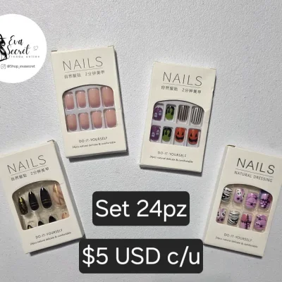 Set 24pz de uñas postizas