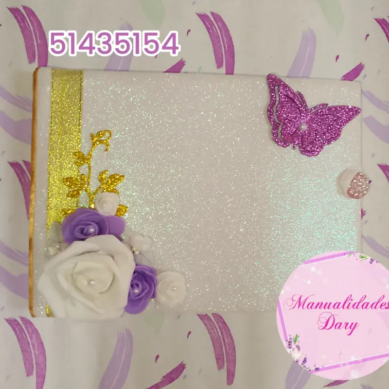 Álbum brillante con rosas 4x6