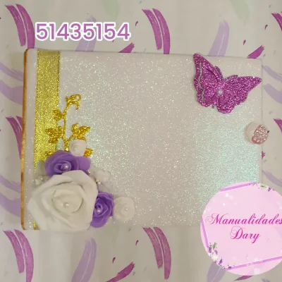 Álbum brillante con rosas 4x6