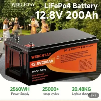 Bateria LifePO4 WERCHTAY