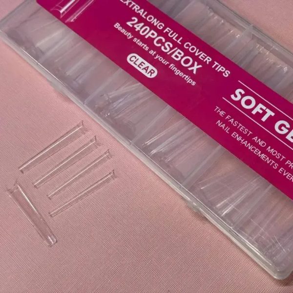 Tips Soft Gel Extra Largo (Coffin)