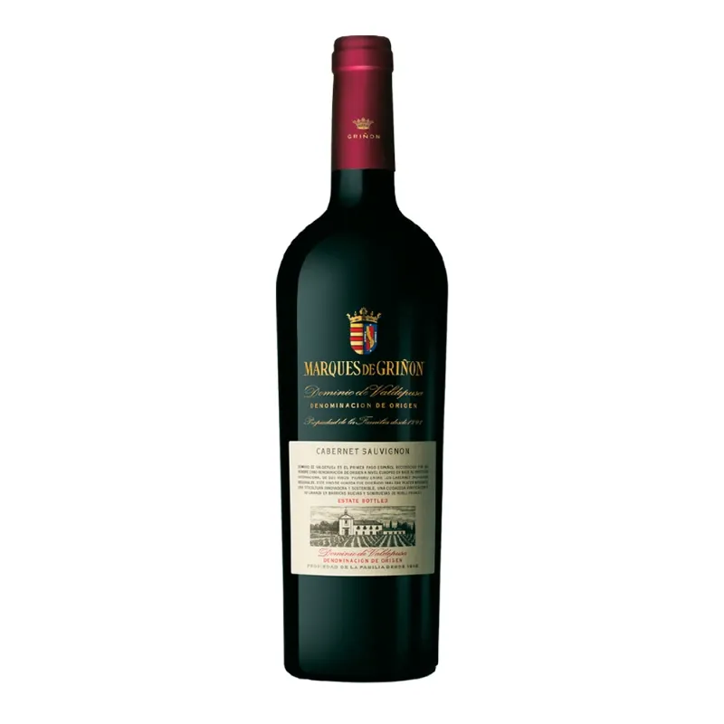 Vino Tinto Cabernet Sauvignon D.O. Dominio de Valdepusa MARQUÉS DE GRIÑÓN 750 ml 6/Caja