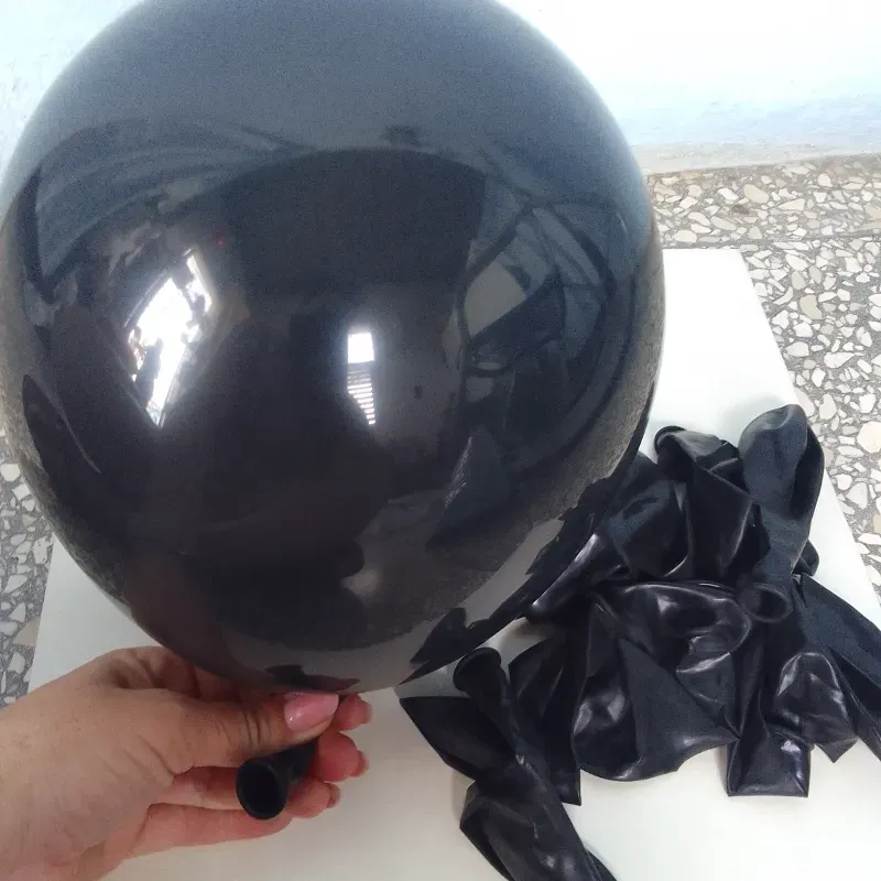 Globo negro 9"