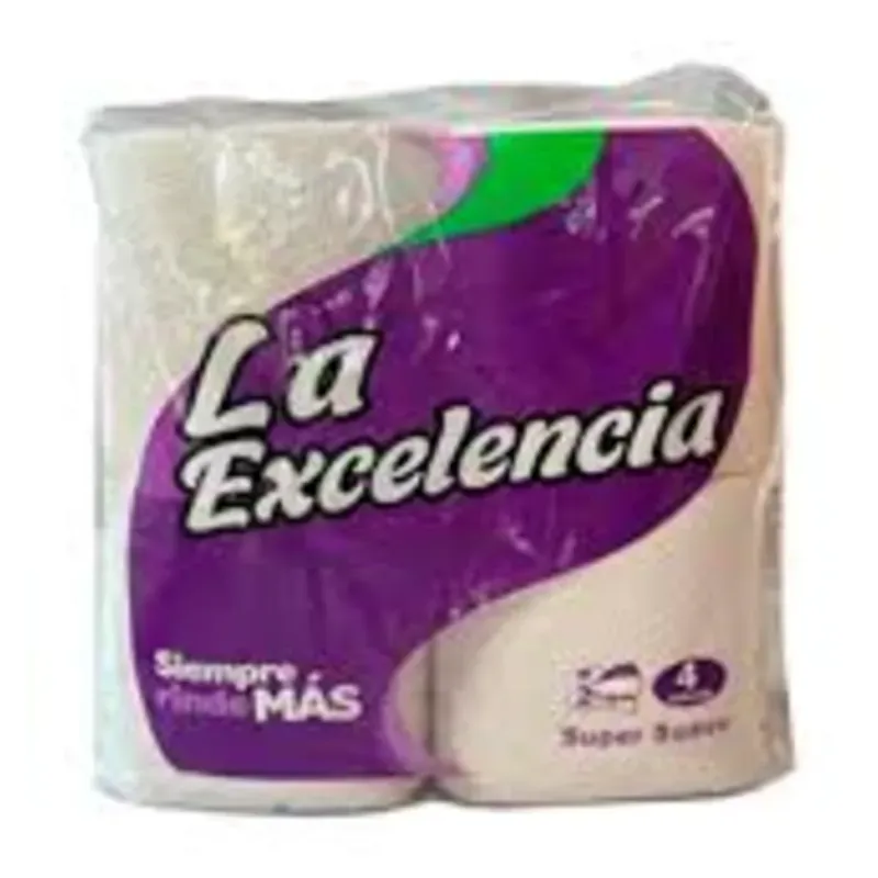 Papel higiénico 4 rollos x paquete