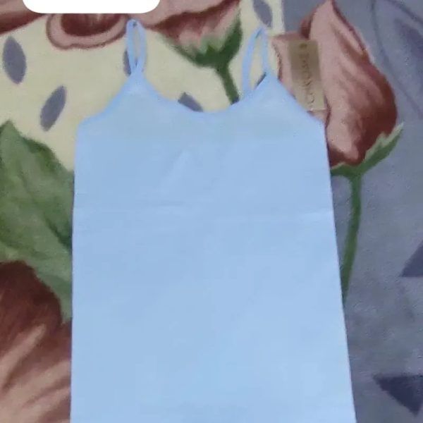 Blusa azul de tirantes