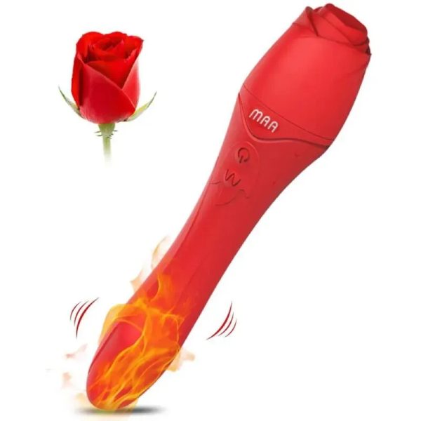 ‼️Vibrador de punto G en forma de Rosa con 10 modos de vibración‼️