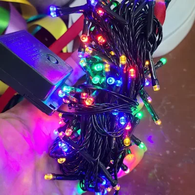 Luces miden 7 metros  multicolor