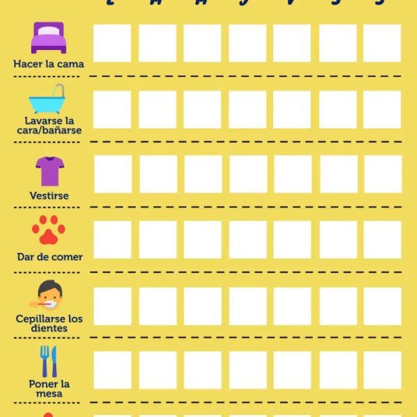  Planificador Semanal de Actividades en Casa