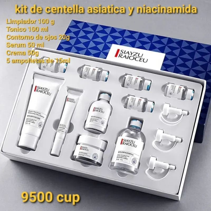 Kit de centella asiatica y niacinamida