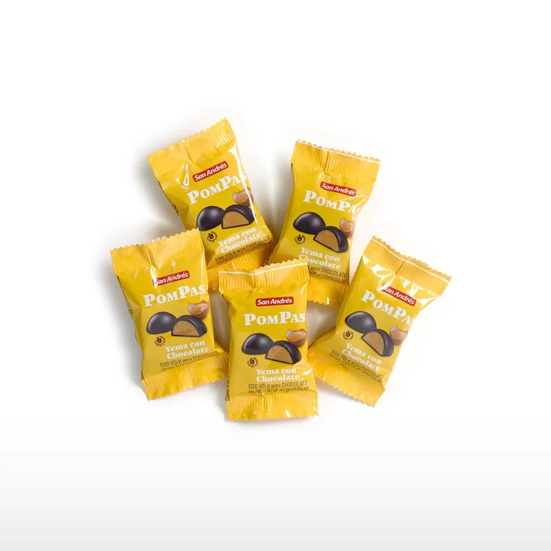 Pompas Yema con Chocolate