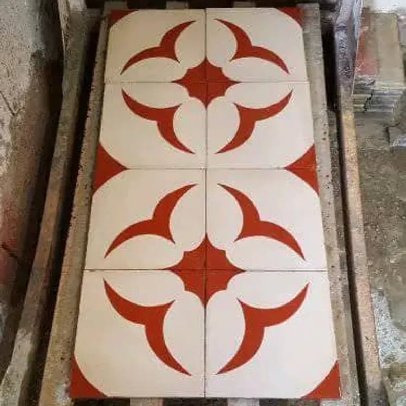 Flores rojo fondo blanco