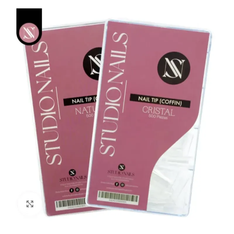 Uñas Coffin Grandes Natural