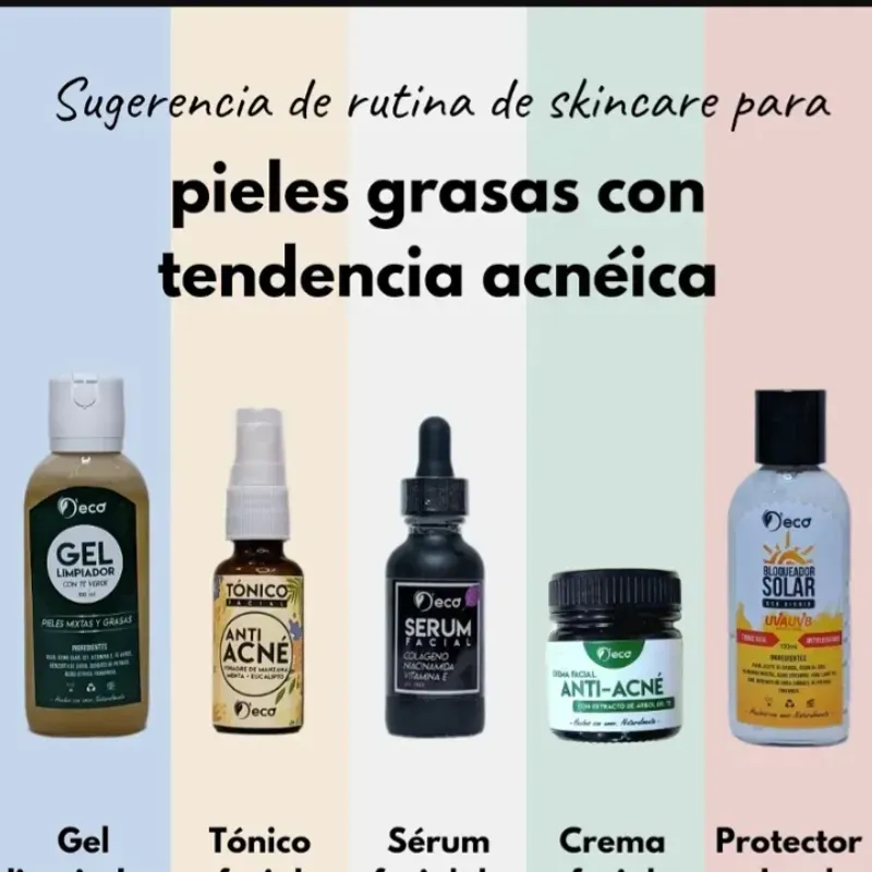 Rutina facial pieles acnéicas