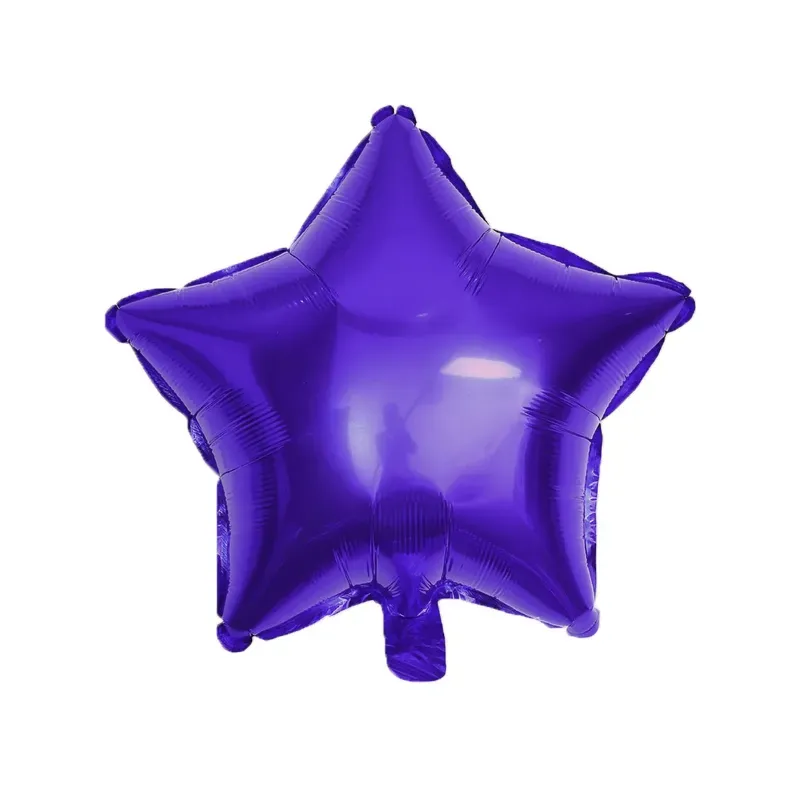 Globo de estrella morado de 10"