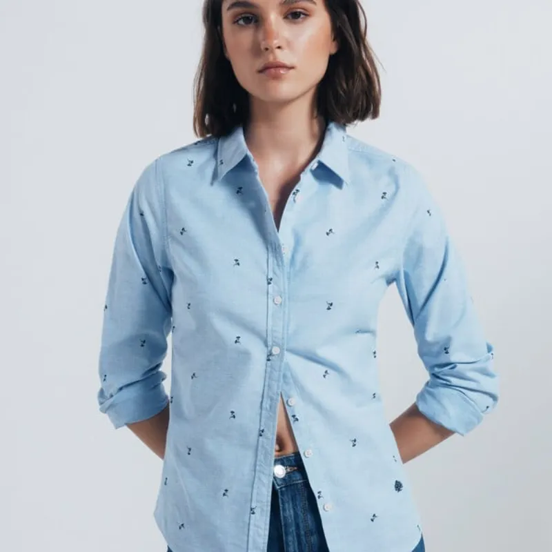 Camisa Oxford algodón