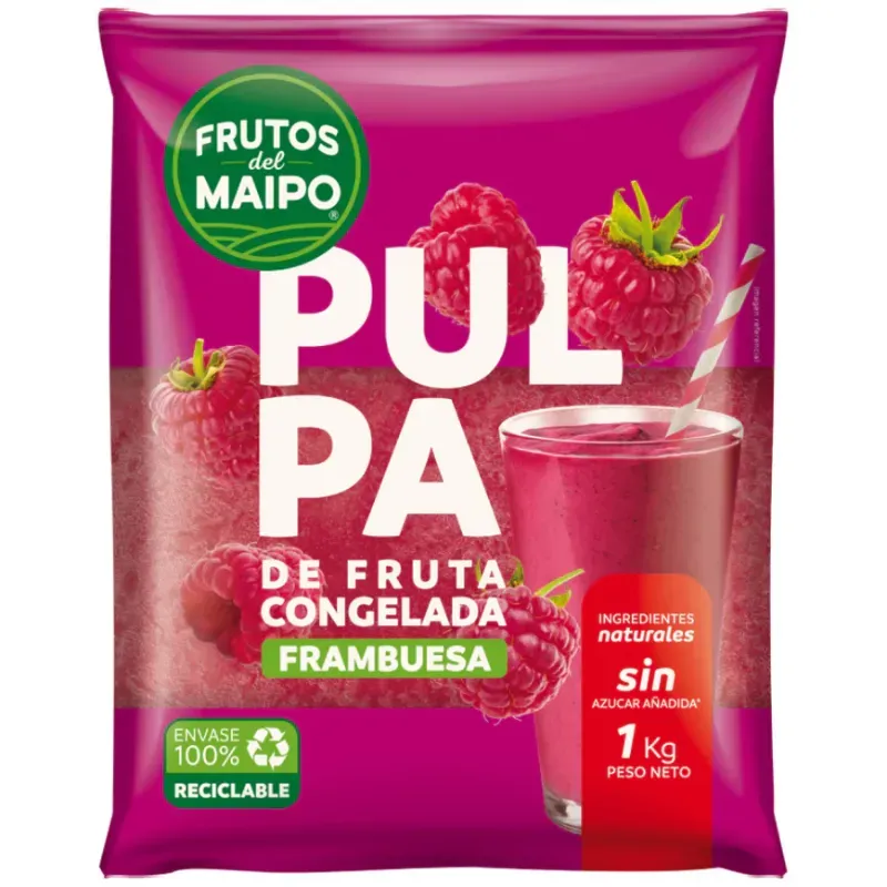 Pulpa de Frambuesa 1 Kg.