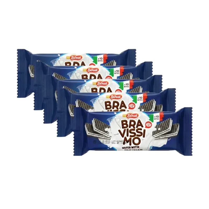 Sorbeto Bravissimo con crema de leche.