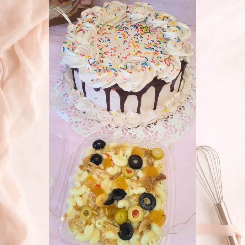 Cake 18 cm & ensalada 500gr