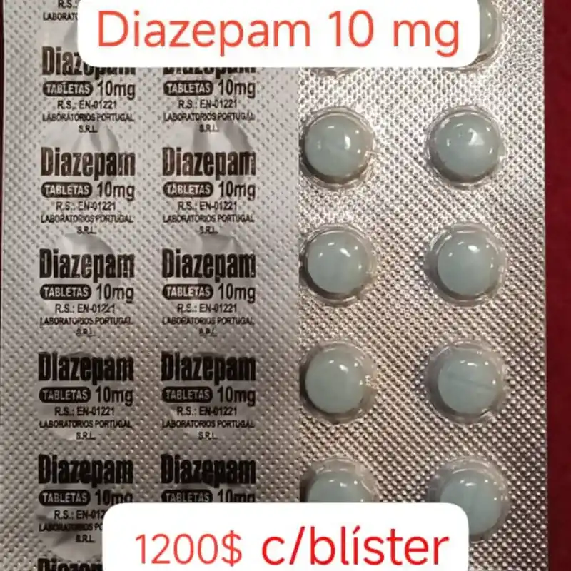 Diazepam de 10 mg de 10 Tabletas