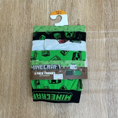Pack de 3 calzoncillos de Minecraft