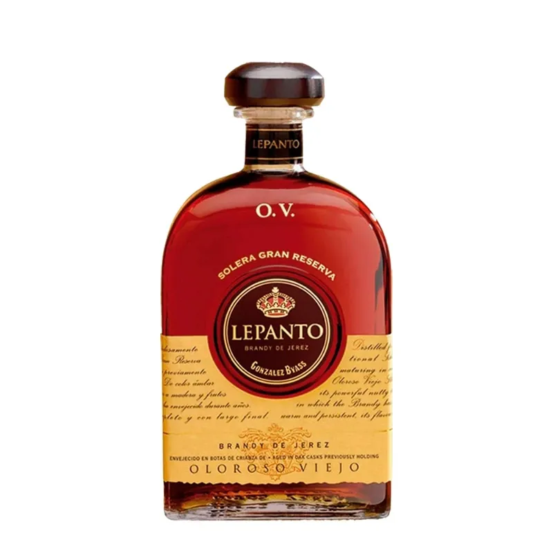 Brandy de Jerez LEPANTO O.V. Gran Reserva 36% Alc. 700ml/3 Caja