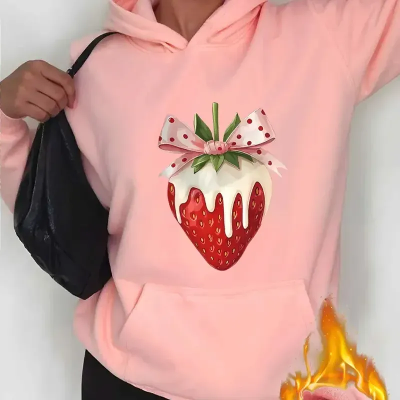  Sudadera con capucha — Rosado