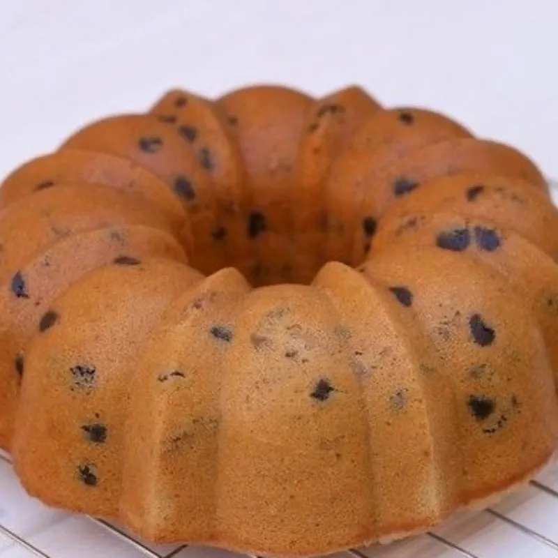 Roscón con chispas de chocolate