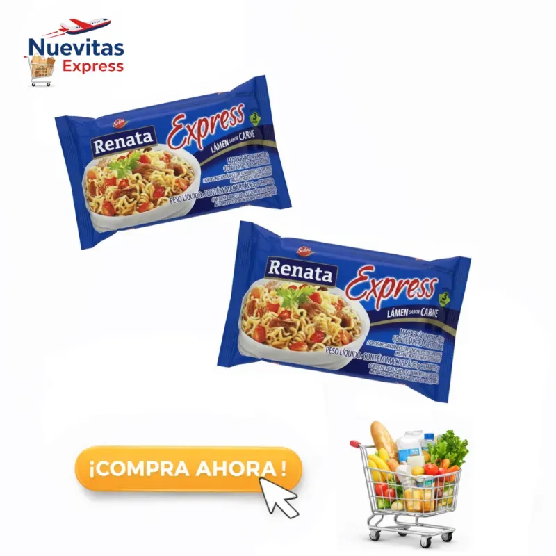 2 Fideos instantáneos de Carne