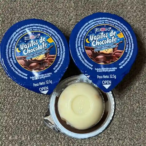 Vasitos de chocolate