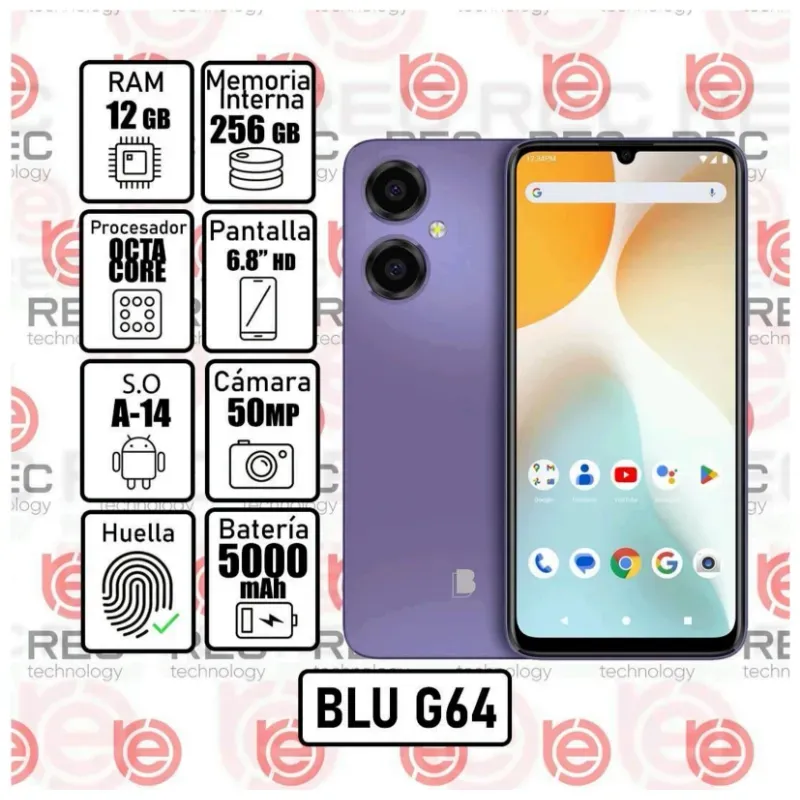 TELÉFONO BLU G64 (REC)