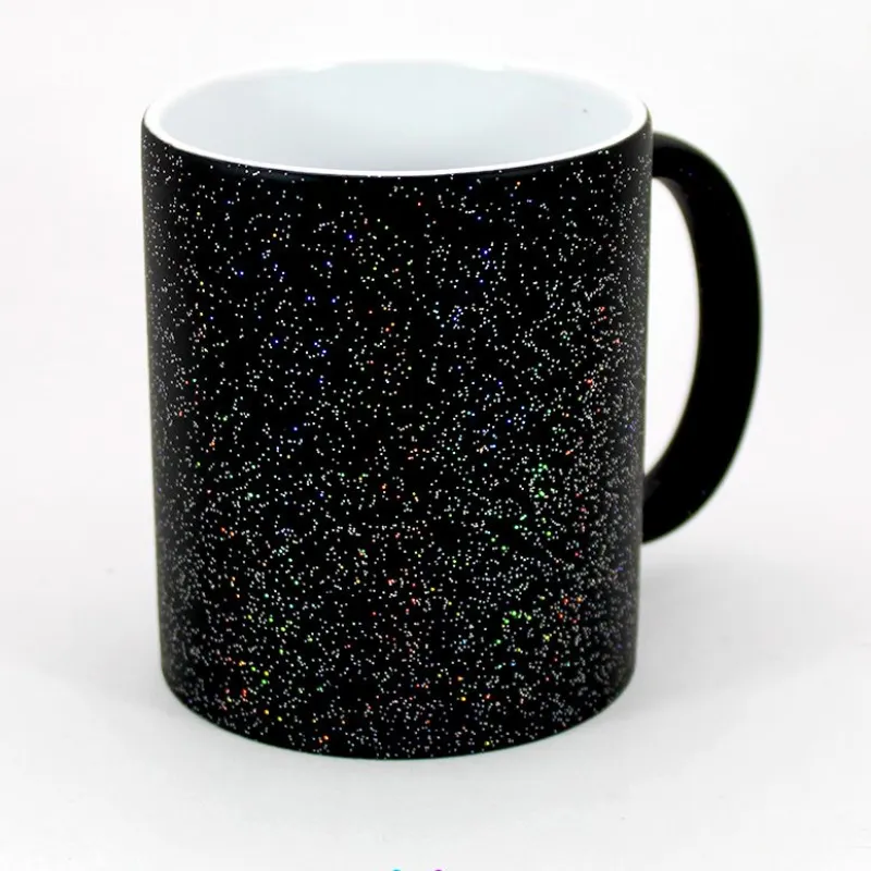 Taza mágica con brillo