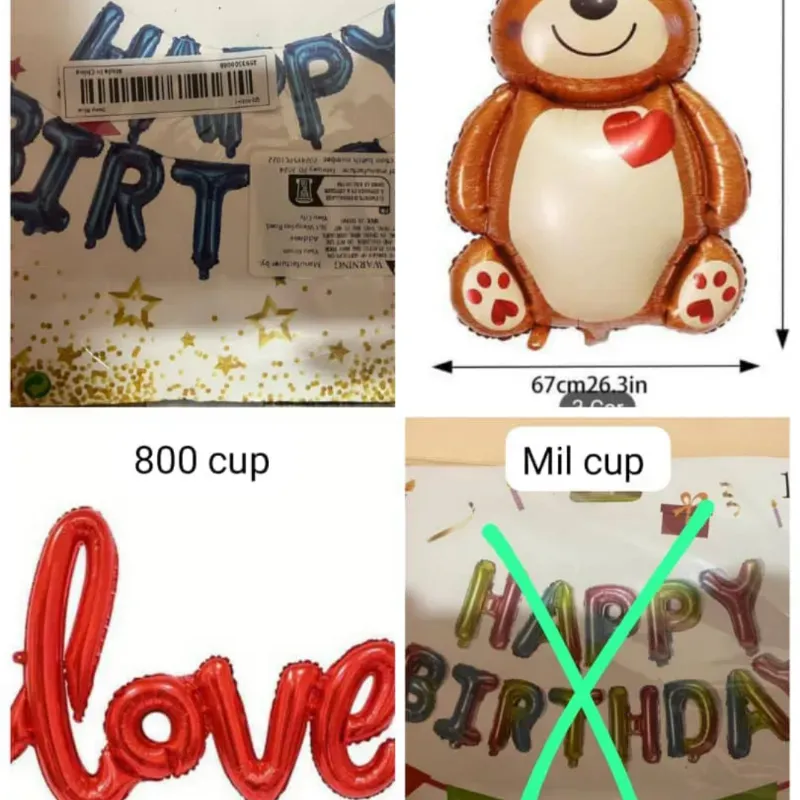 Globos de cumpleaños