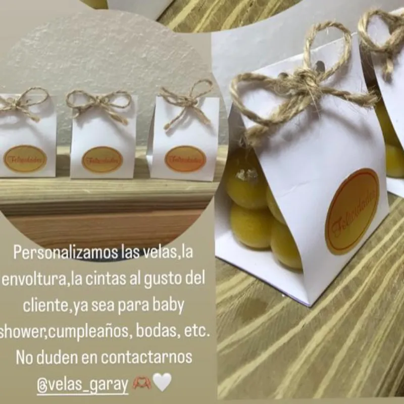 Velas eventos o regalos