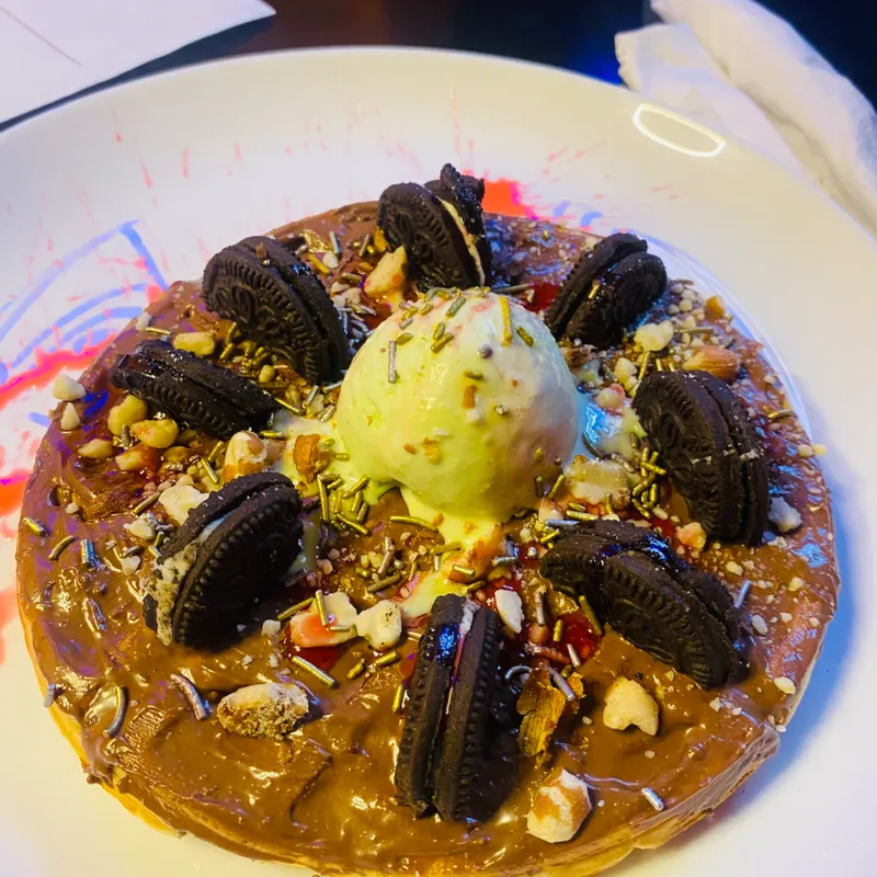 Chocolate, Helado y frutos secos