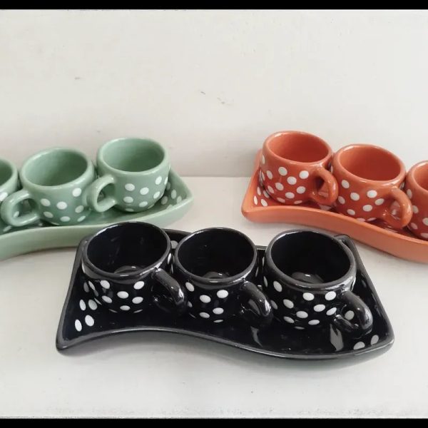 Set bandeja + 3 tazas