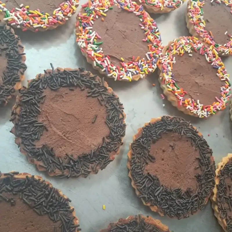 Mini tarta de ganache