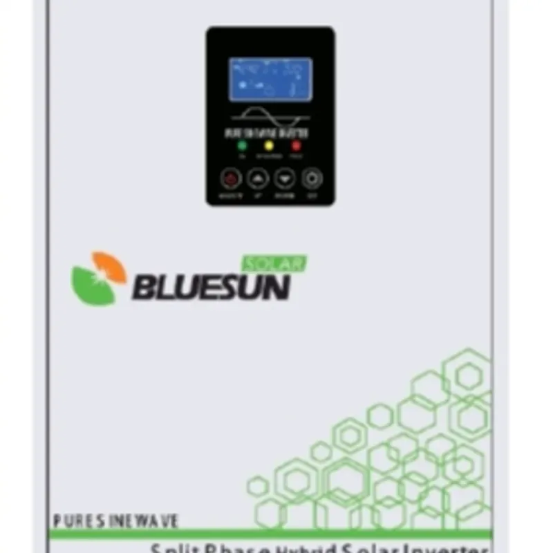 Inversor híbrido de baja frecuencia con salida de tensión 240/120V (split phase) de 8000 W, 48Vdc
