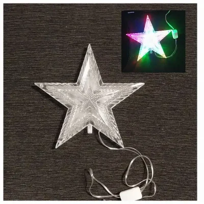 Estrella p/árbol con luces